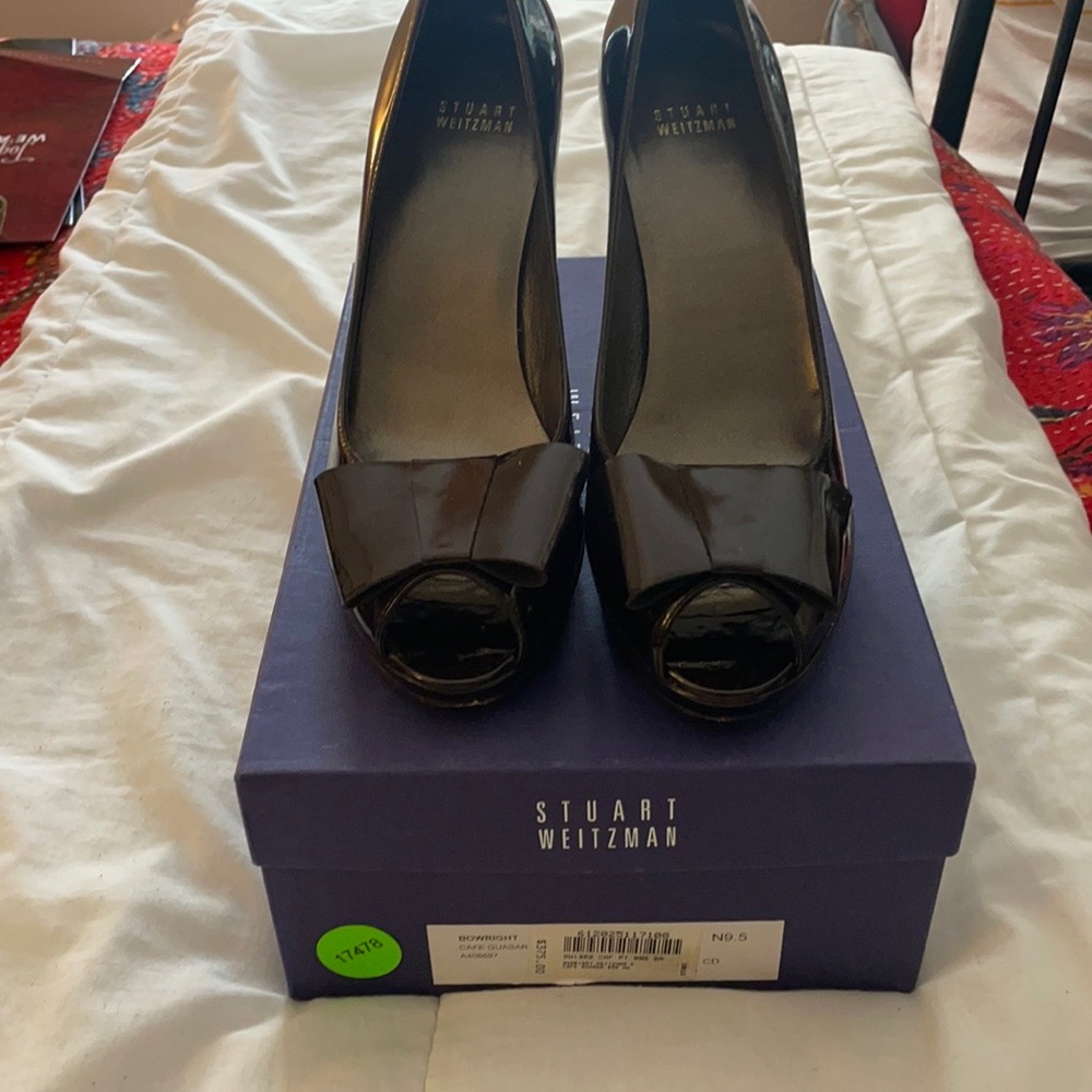 Stuart Weizmann Bowright Platform Heels - image 6